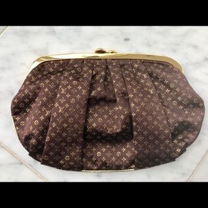 Louis Vuitton Monogram Satin Clutch